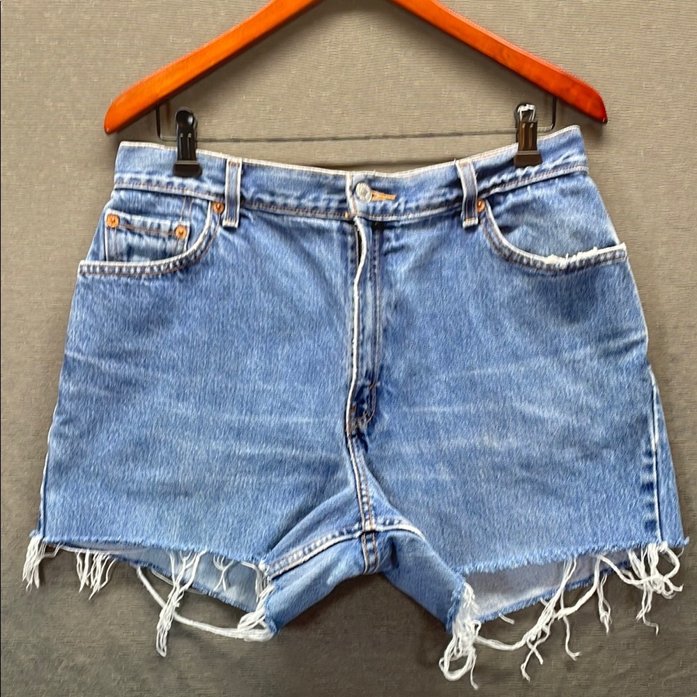 Levi's Blue Vintage-Inspired Jean‎ Shorts